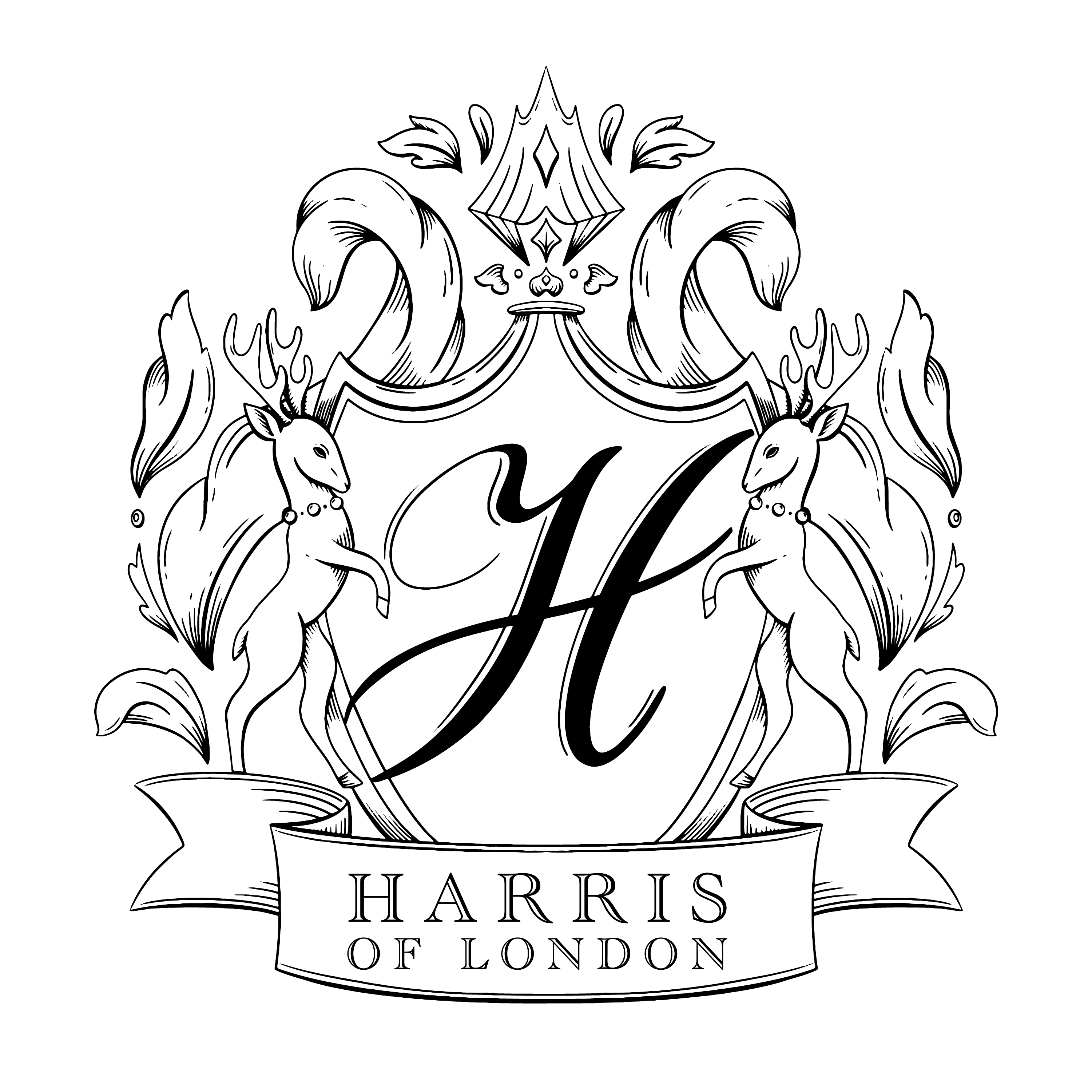 Shield detailed harris logo