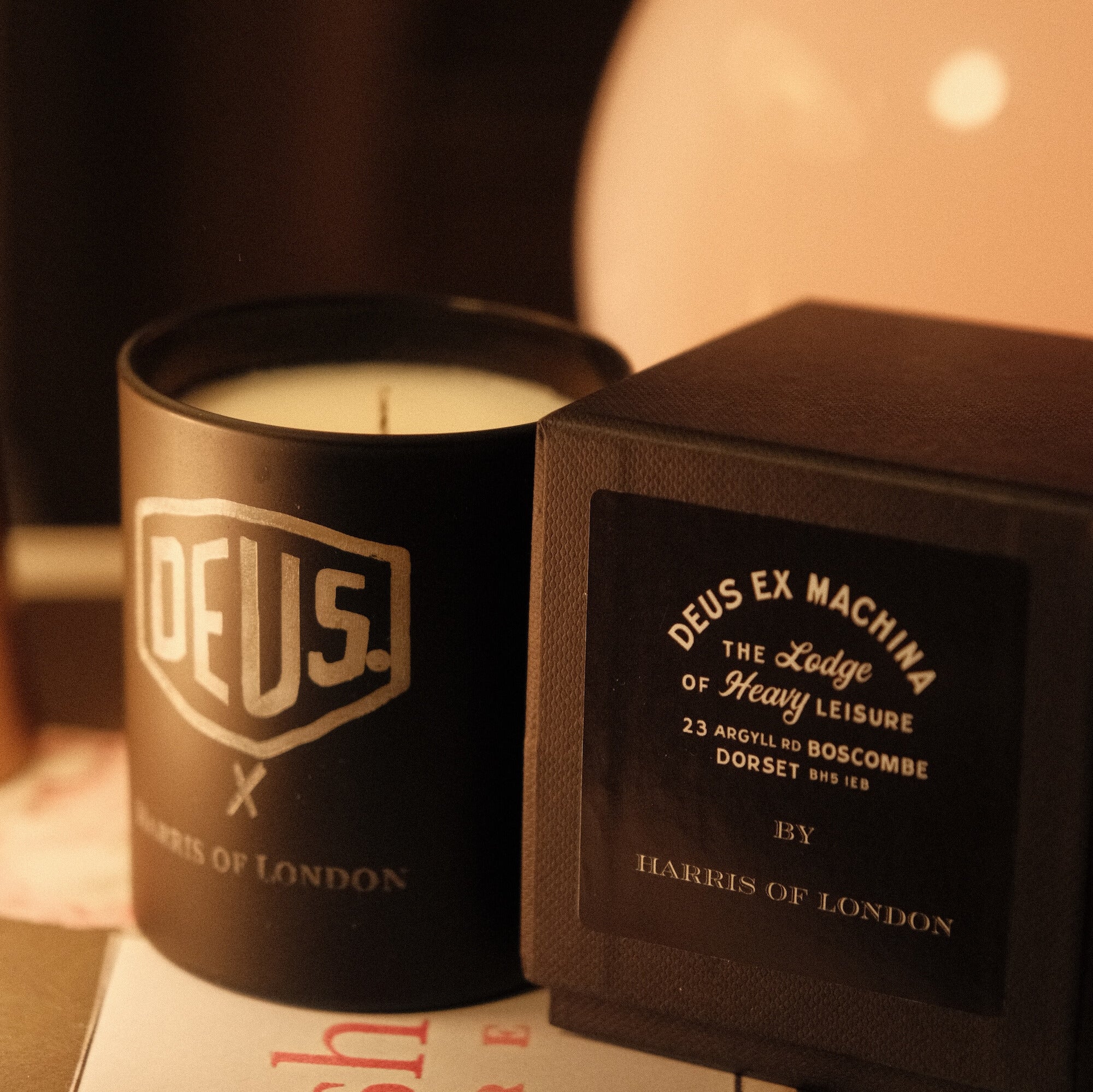 Harris of London x Deus Ex Machina: Custom Candles for Deus Lodge in Boscombe